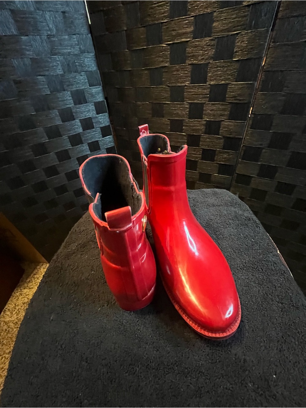 Michael Kors Women Red Rain Boots
